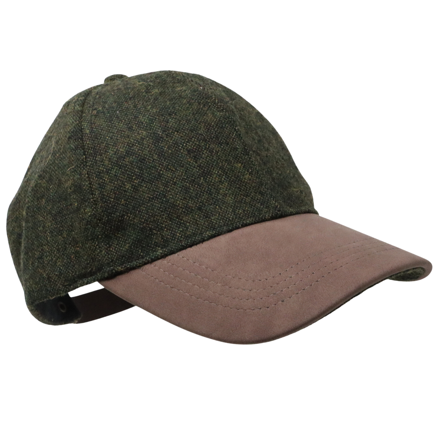 Plain Tweed Baseball Cap