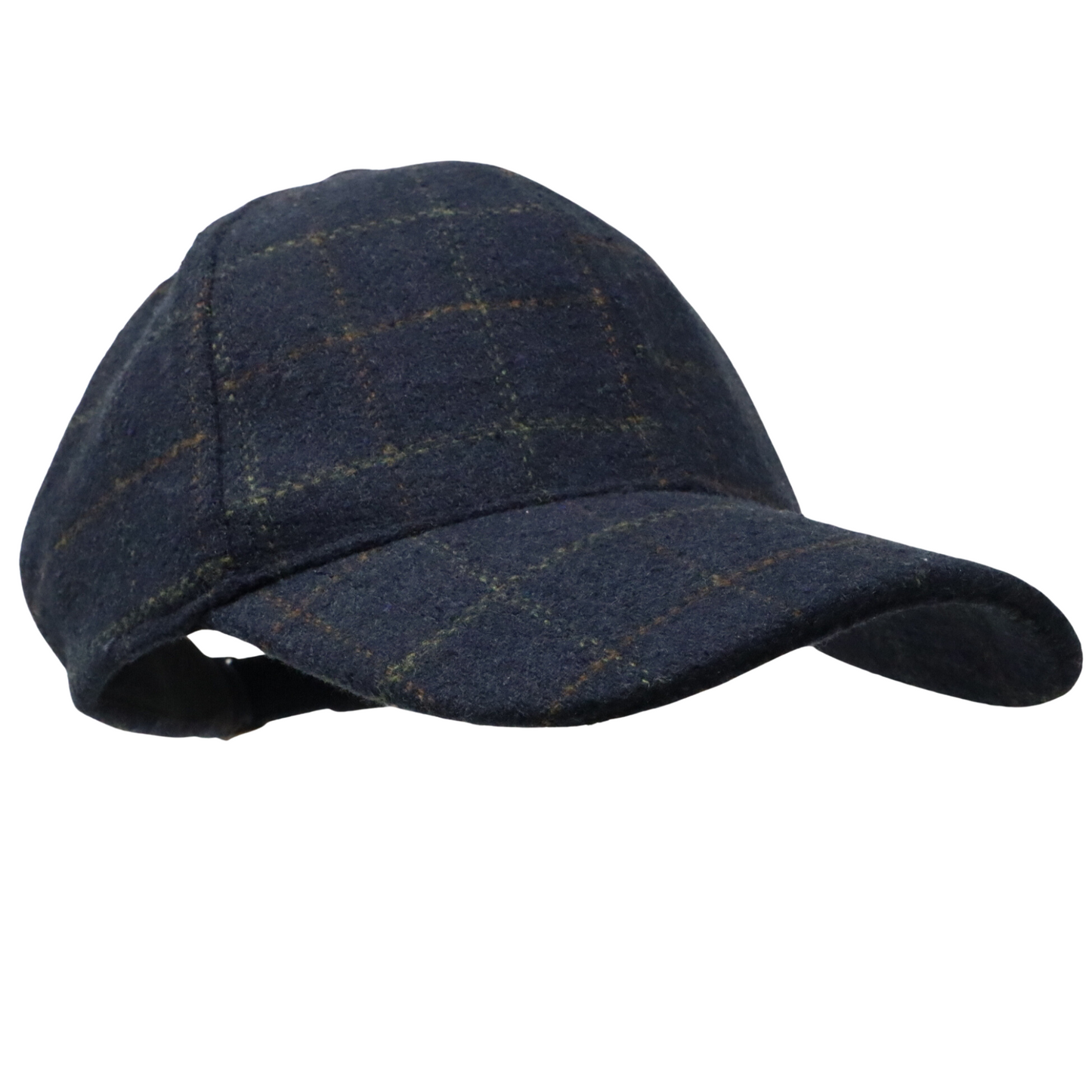 Tweed Check Baseball Cap