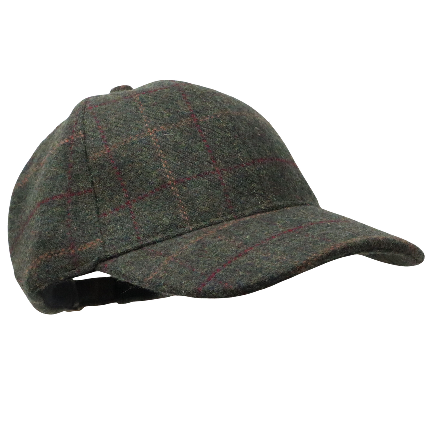 Tweed Check Baseball Cap