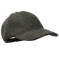 Tweed Check Baseball Cap