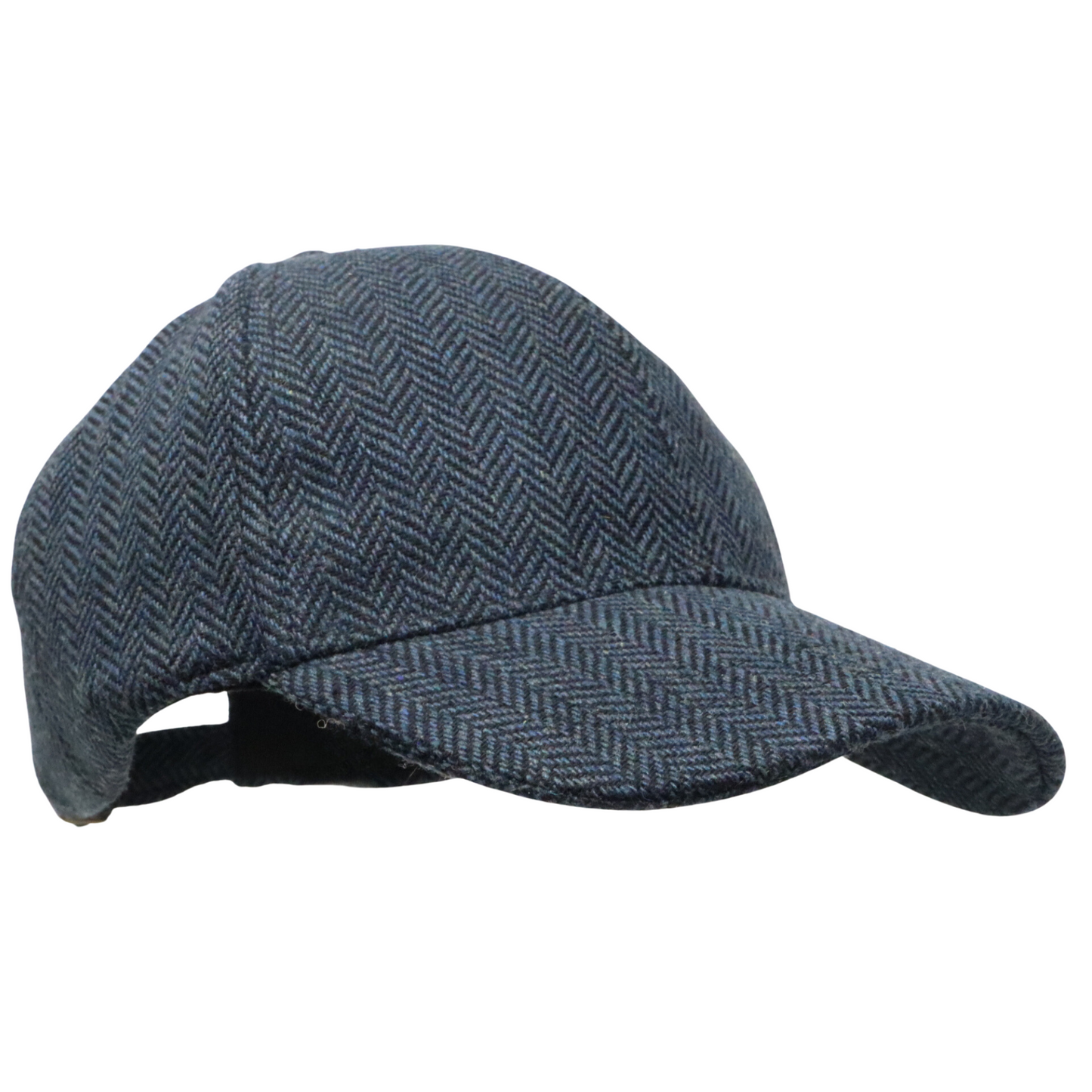 Herringbone Tweed Baseball Cap