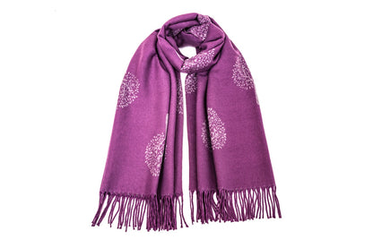 Supersoft Tree of Life Scarves (With Tassels)