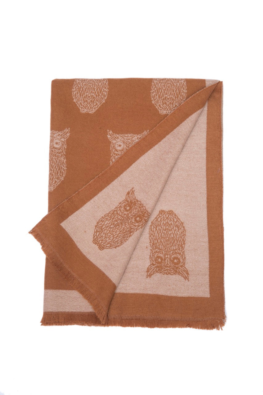 supersoft owl scarves