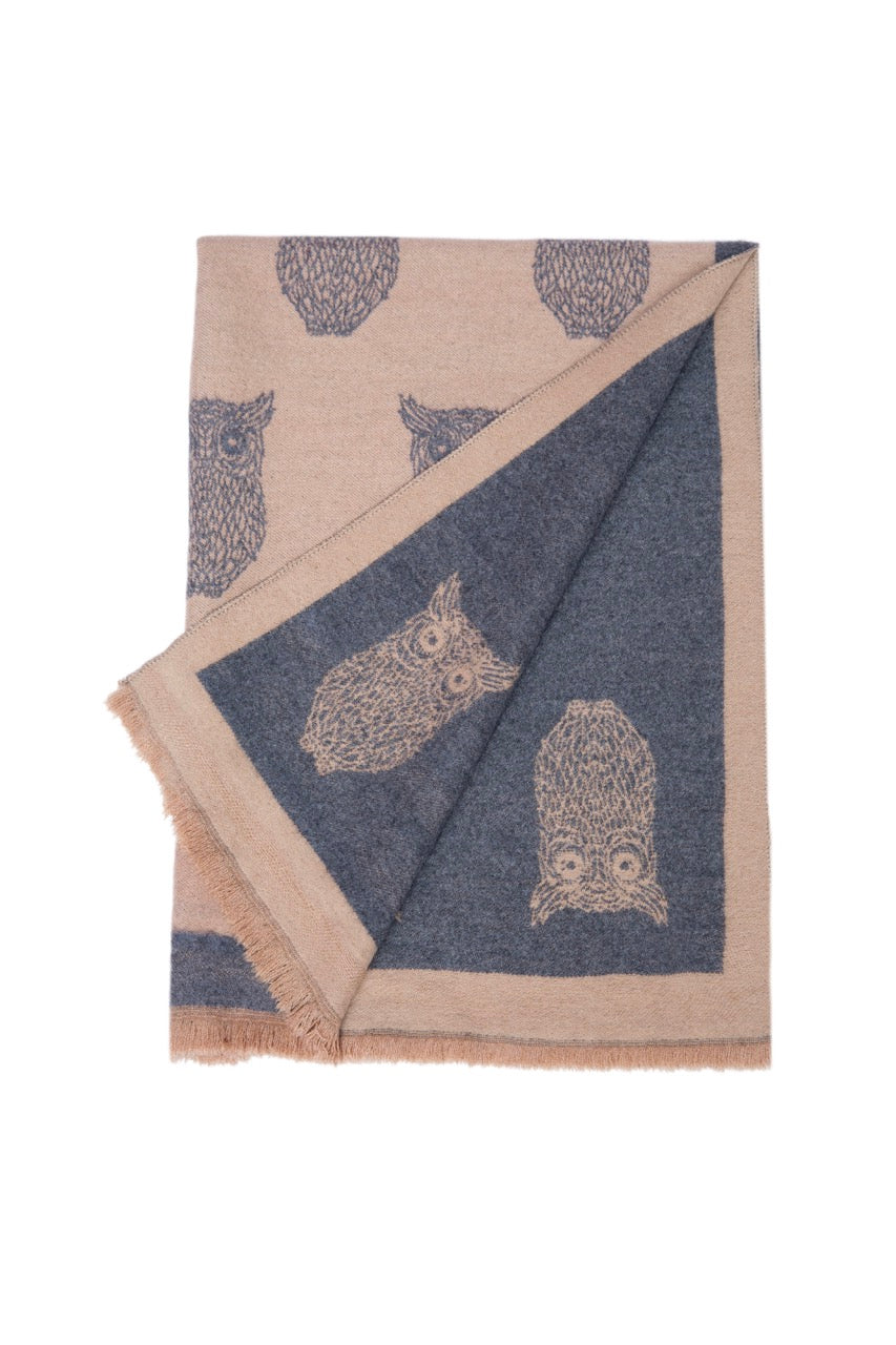 supersoft owl scarves