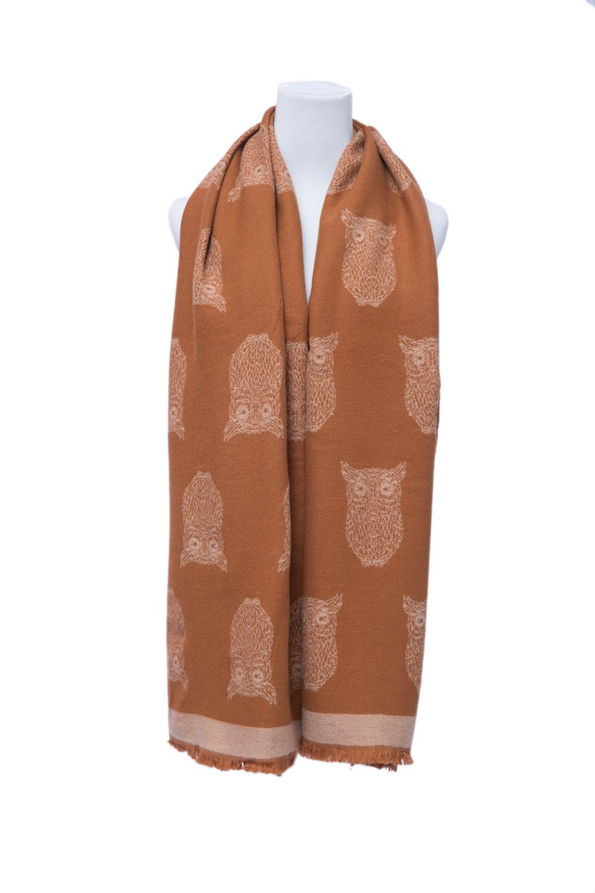 supersoft owl scarves