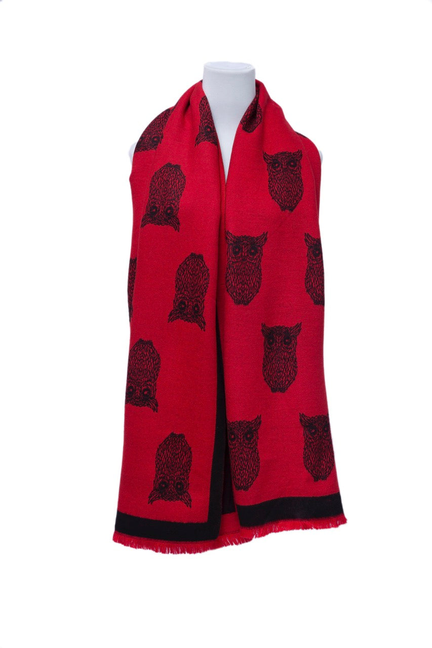 supersoft owl scarves