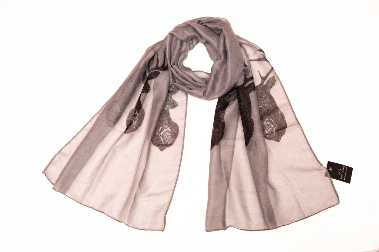 Lightweight Stag Scarves