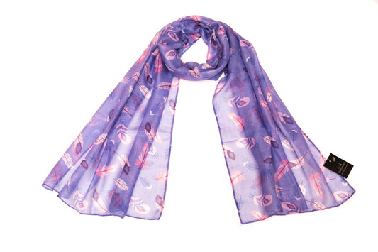 Lightweight Feather Scarf
