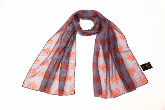 Lightweight  Heart Scarves