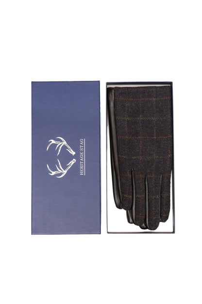 Gents Faux Leather Glove In Box