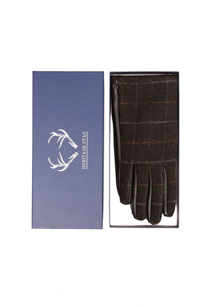 Gents Faux Leather Glove In Box
