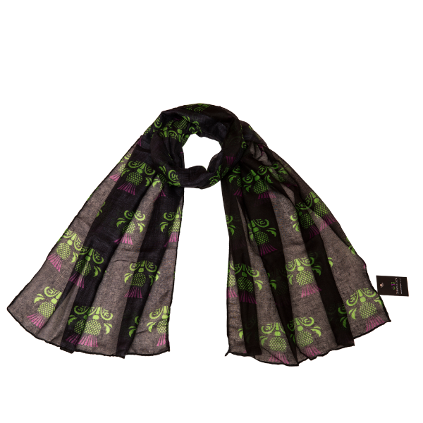 Lightweight Thistle Scarf