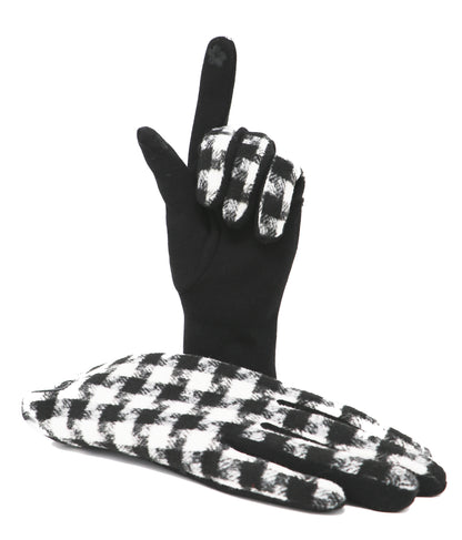 Tartan Touchscreen Gloves
