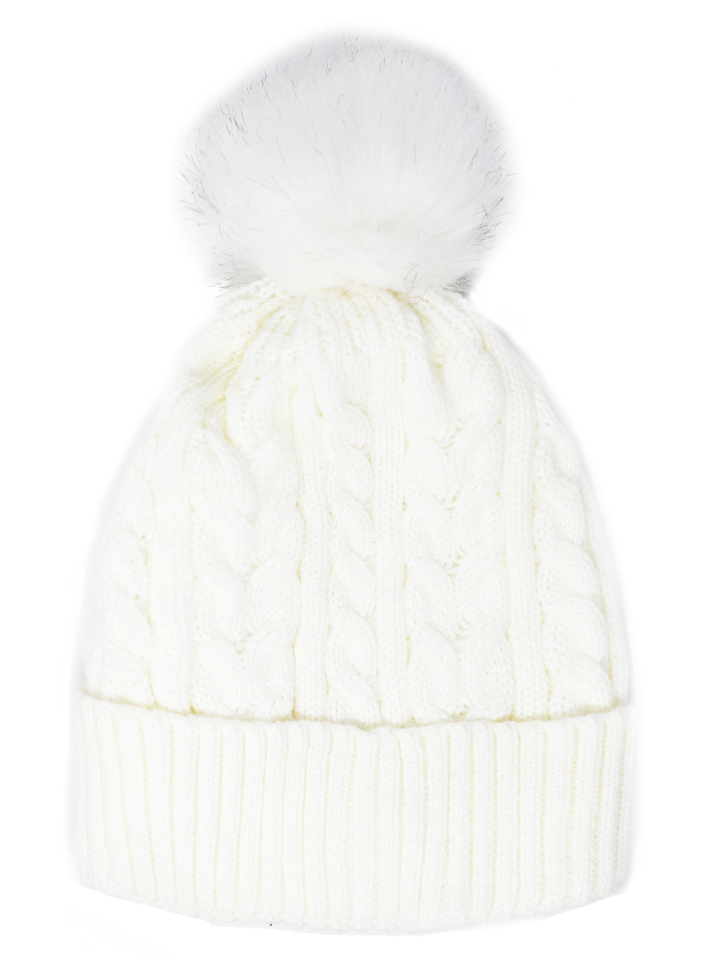 Single Pom-Pom Lined Hat