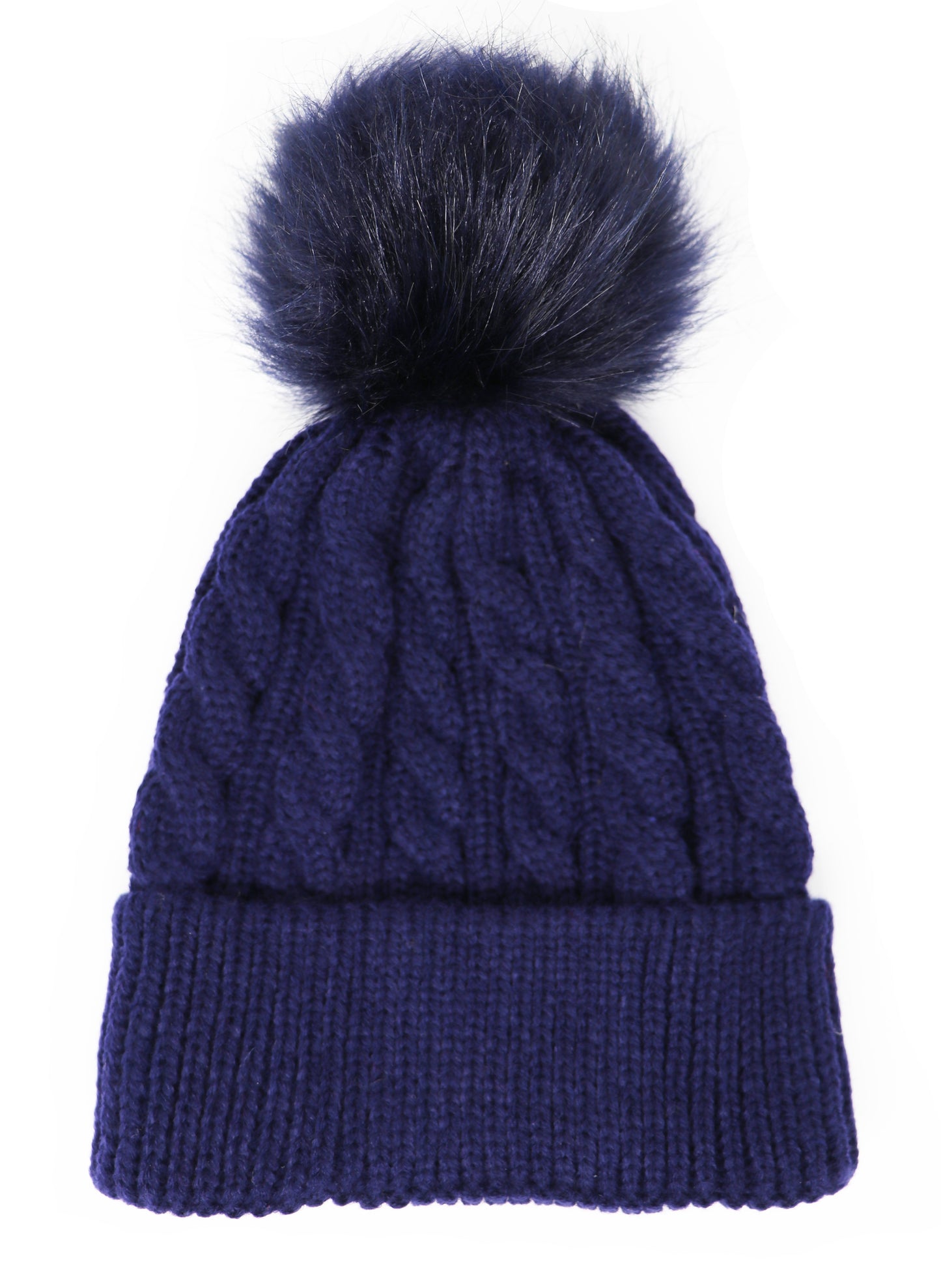 Single Pom-Pom Lined Hat