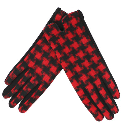 Tartan Touchscreen Gloves