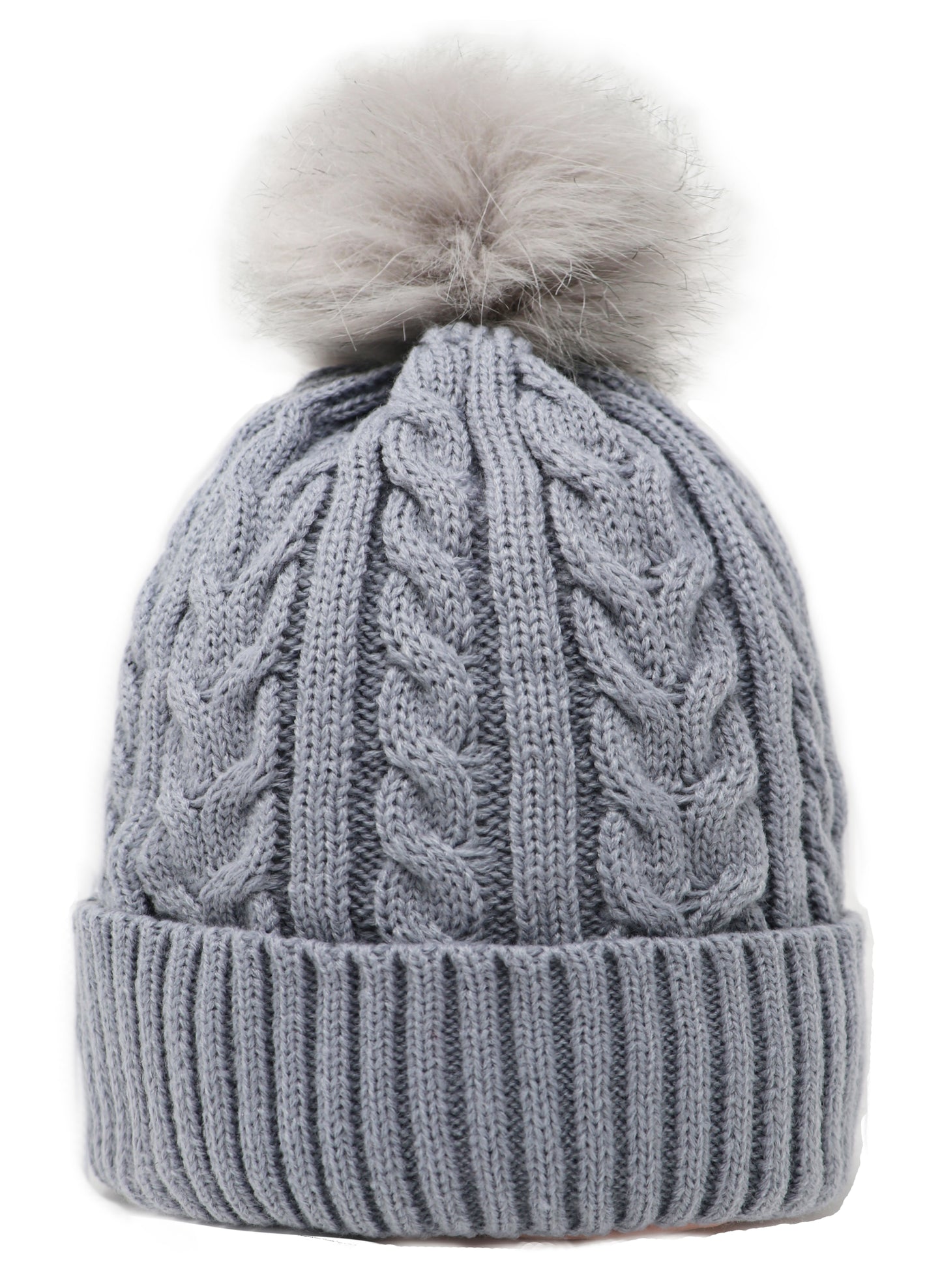 Single Pom-Pom Lined Hat