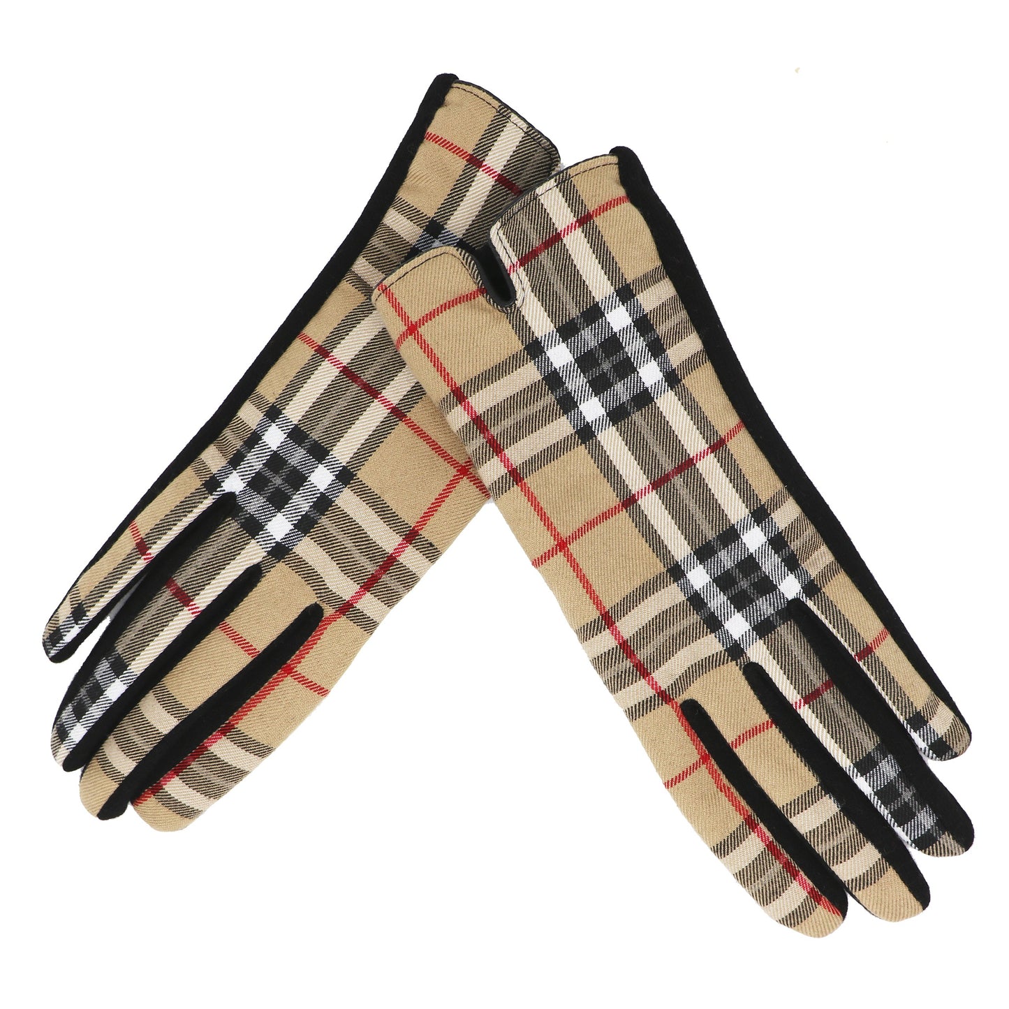 Tartan Touchscreen Gloves