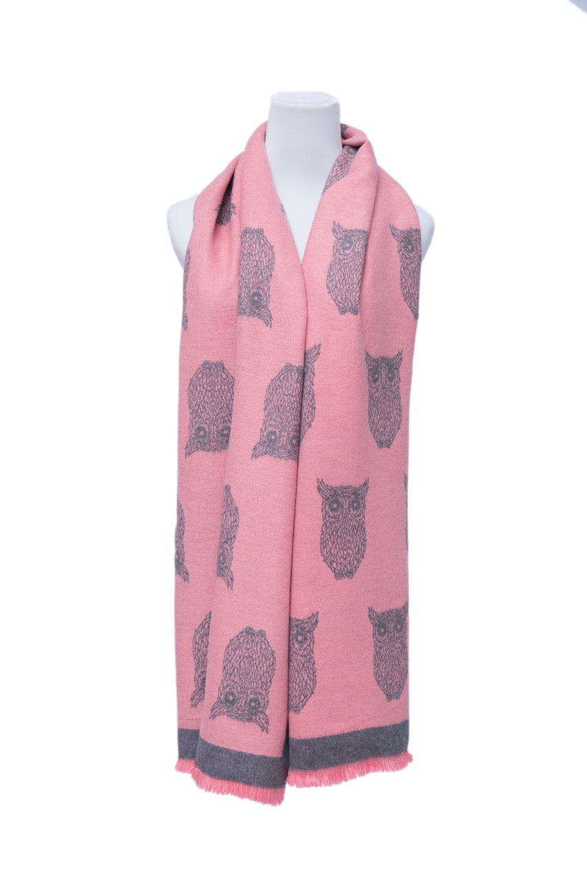 supersoft owl scarves