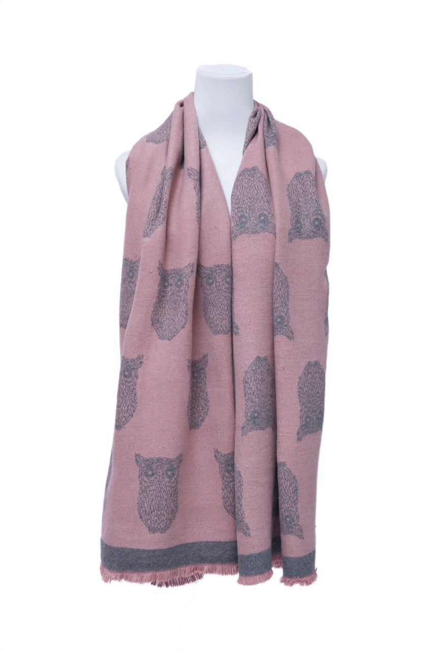 supersoft owl scarves