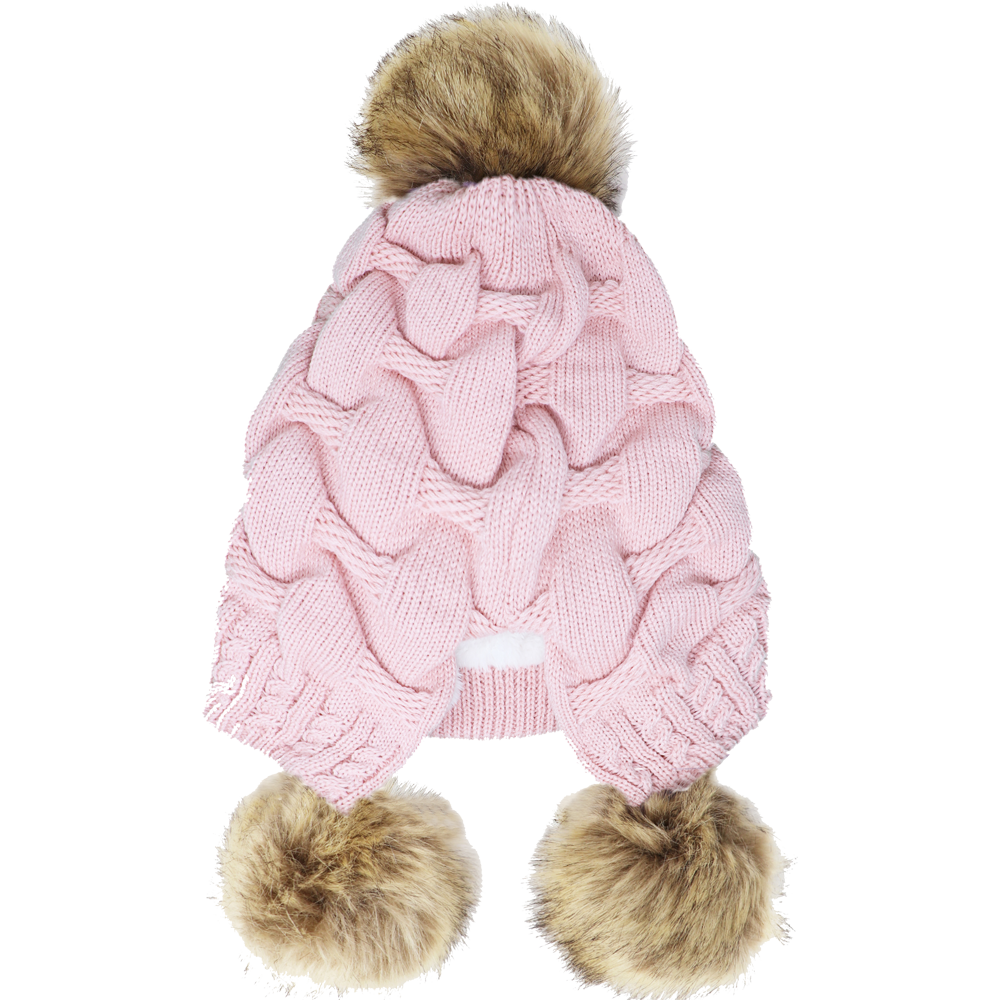 Triple Pompom Hat