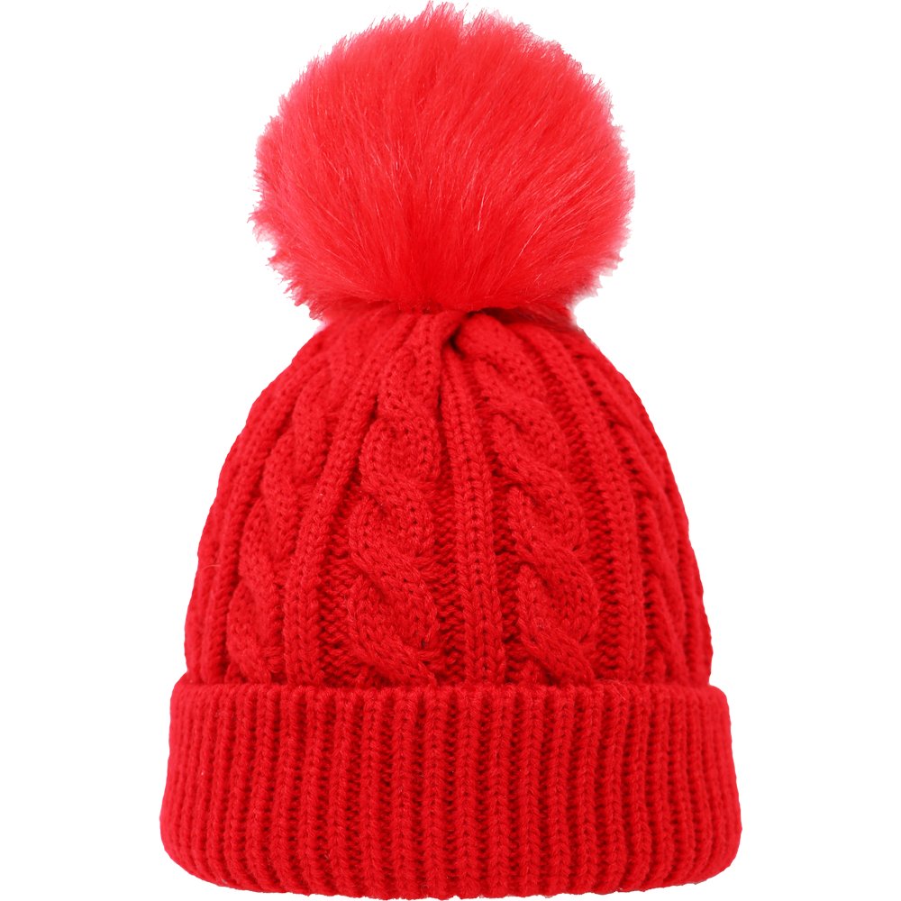 Kids Single Pom-Pom Hat