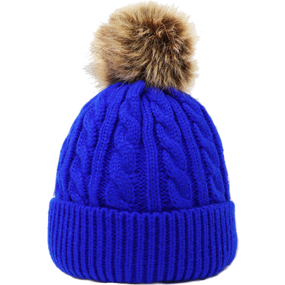 Kids Single Pom-Pom Hat