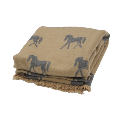 Supersoft Horse reversible scarf