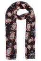 Santa Christmas Scarf
