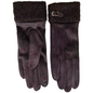 Faux Sheep Fur Buckle Gloves with Buckle