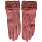 Faux Sheep Fur Buckle Gloves with Buckle