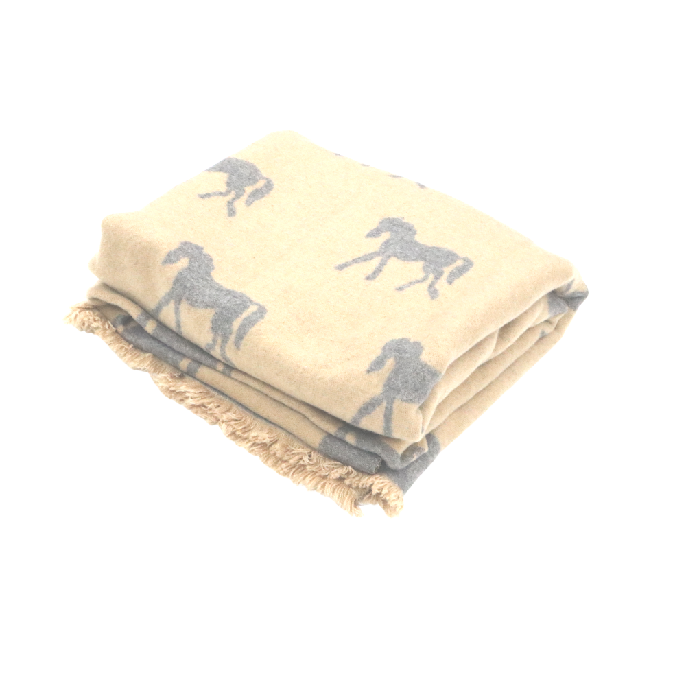 Supersoft Horse reversible scarf