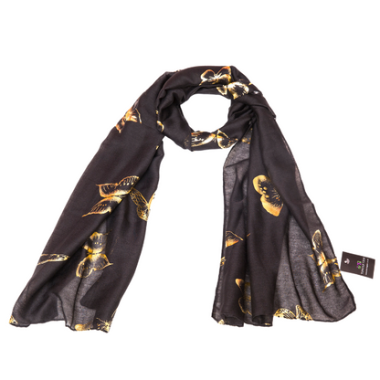 Lightweight Butterfly  Gold Foil Print