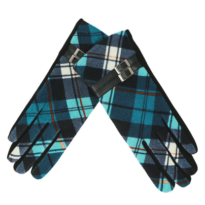 Double Belt Check Gloves
