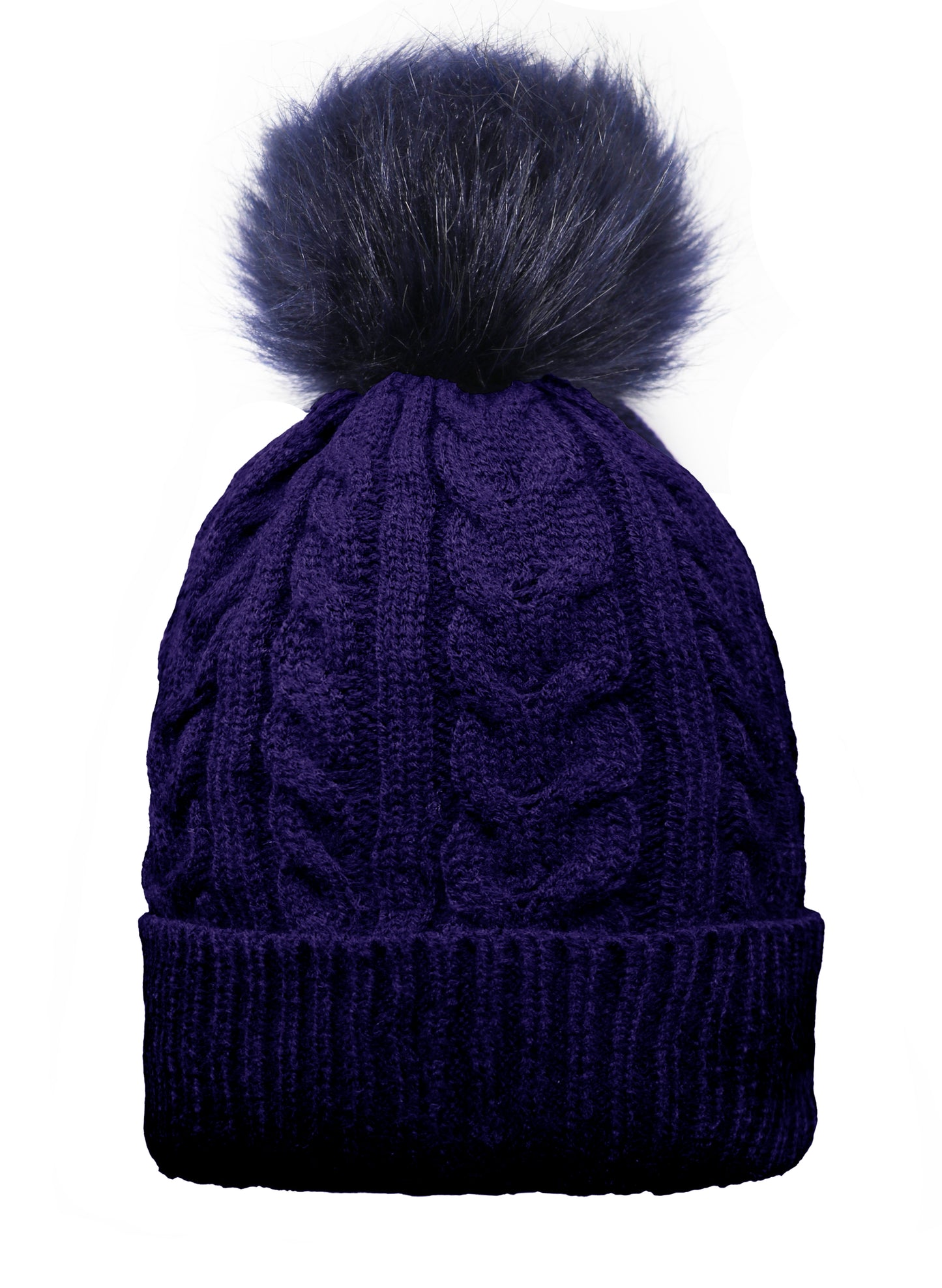Single Pom-Pom Lined Hat