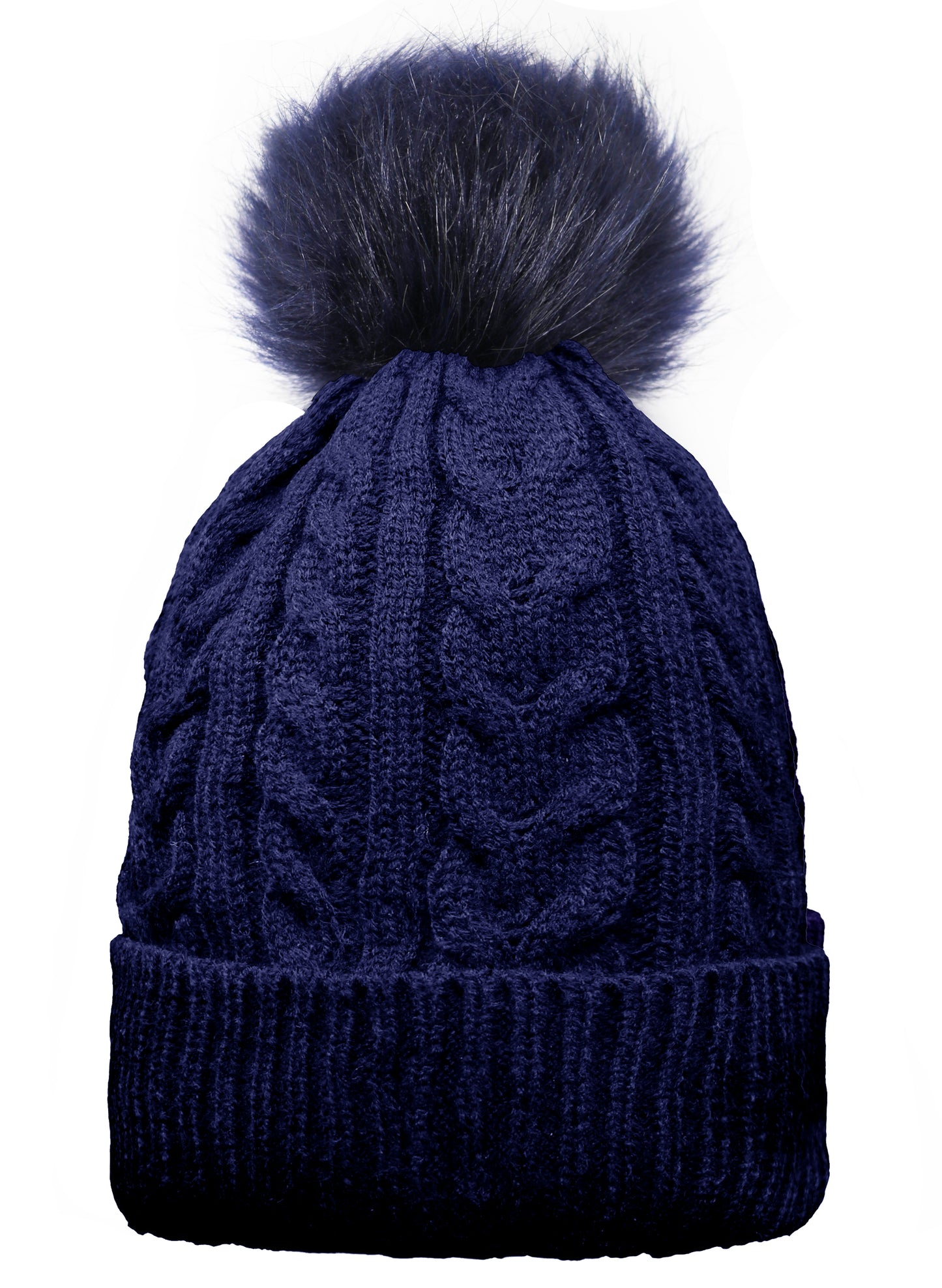 Single Pom-Pom Lined Hat