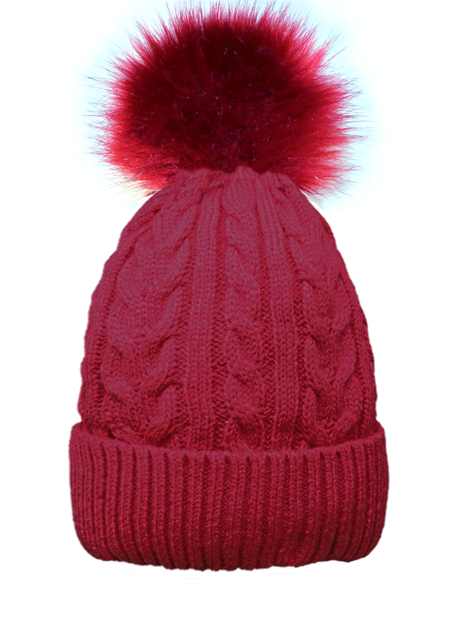 Single Pom-Pom Lined Hat