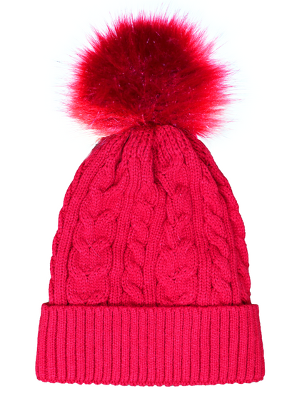 Single Pom-Pom Lined Hat