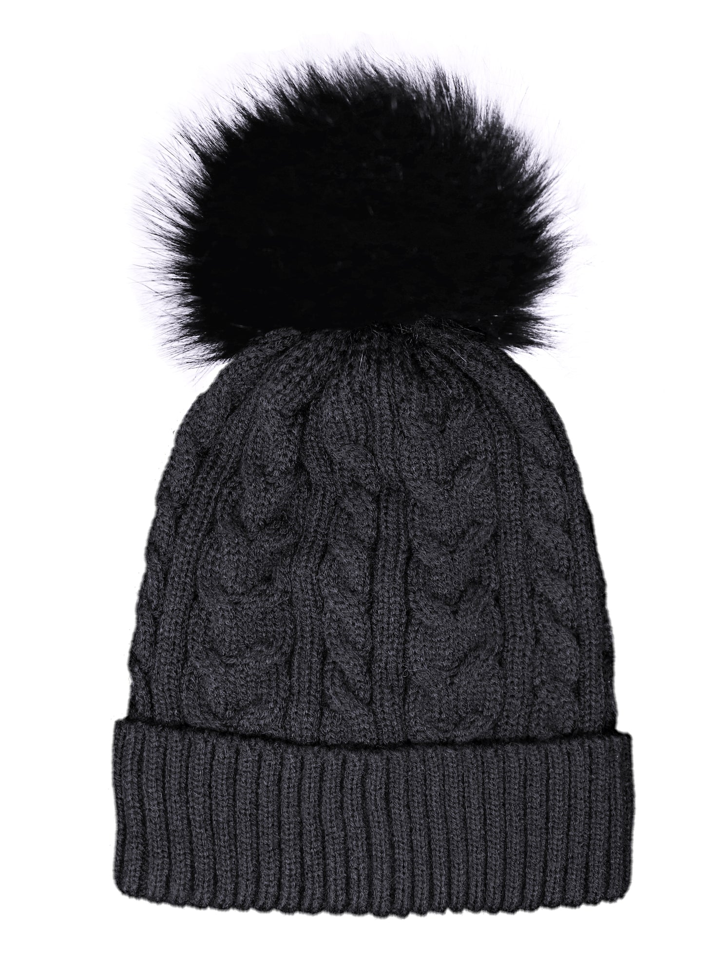 Single Pom-Pom Lined Hat