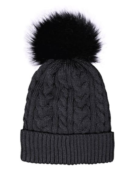 Single Pom-Pom Lined Hat