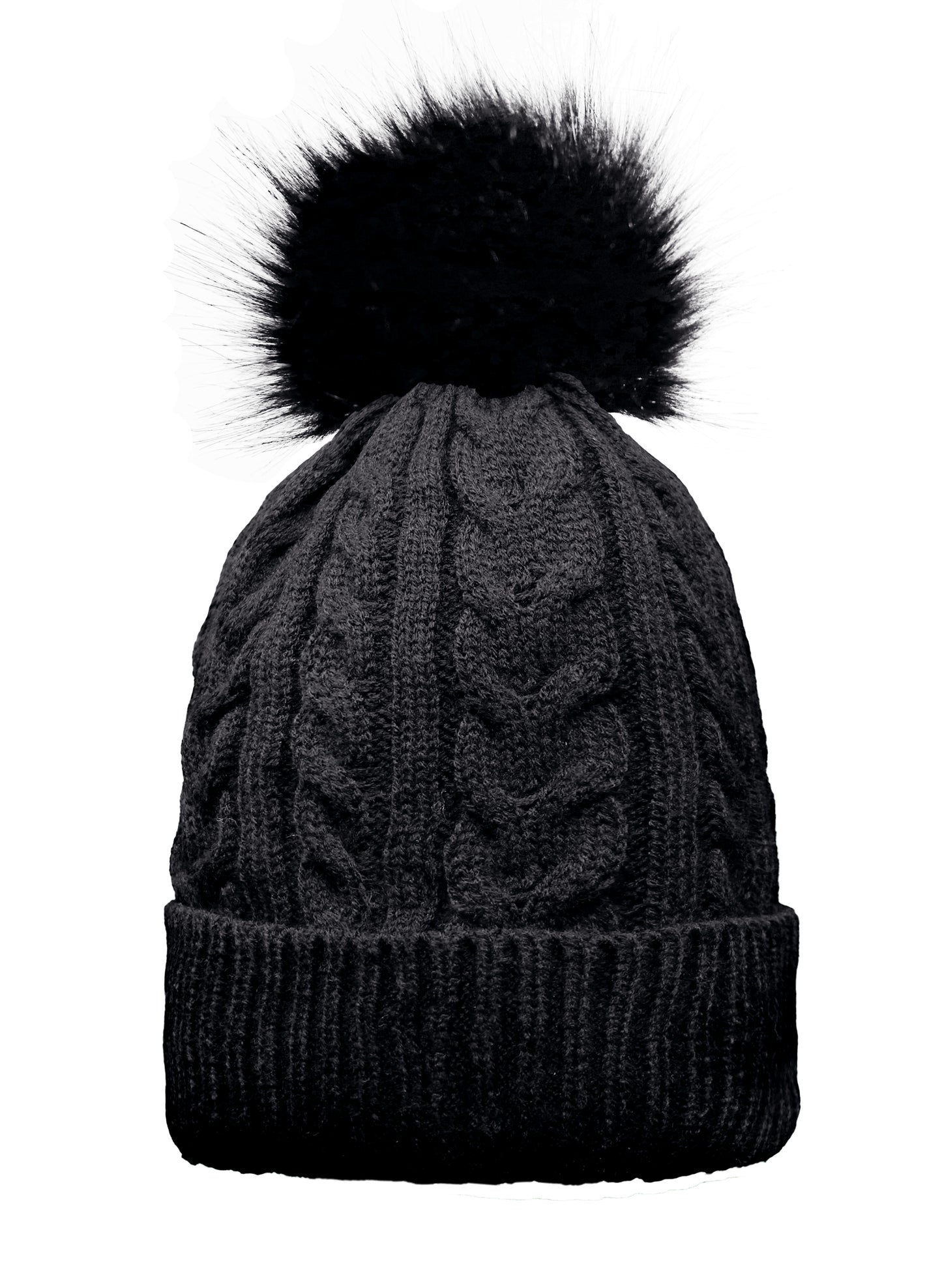 Single Pom-Pom Lined Hat