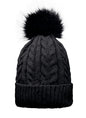 Single Pom-Pom Lined Hat