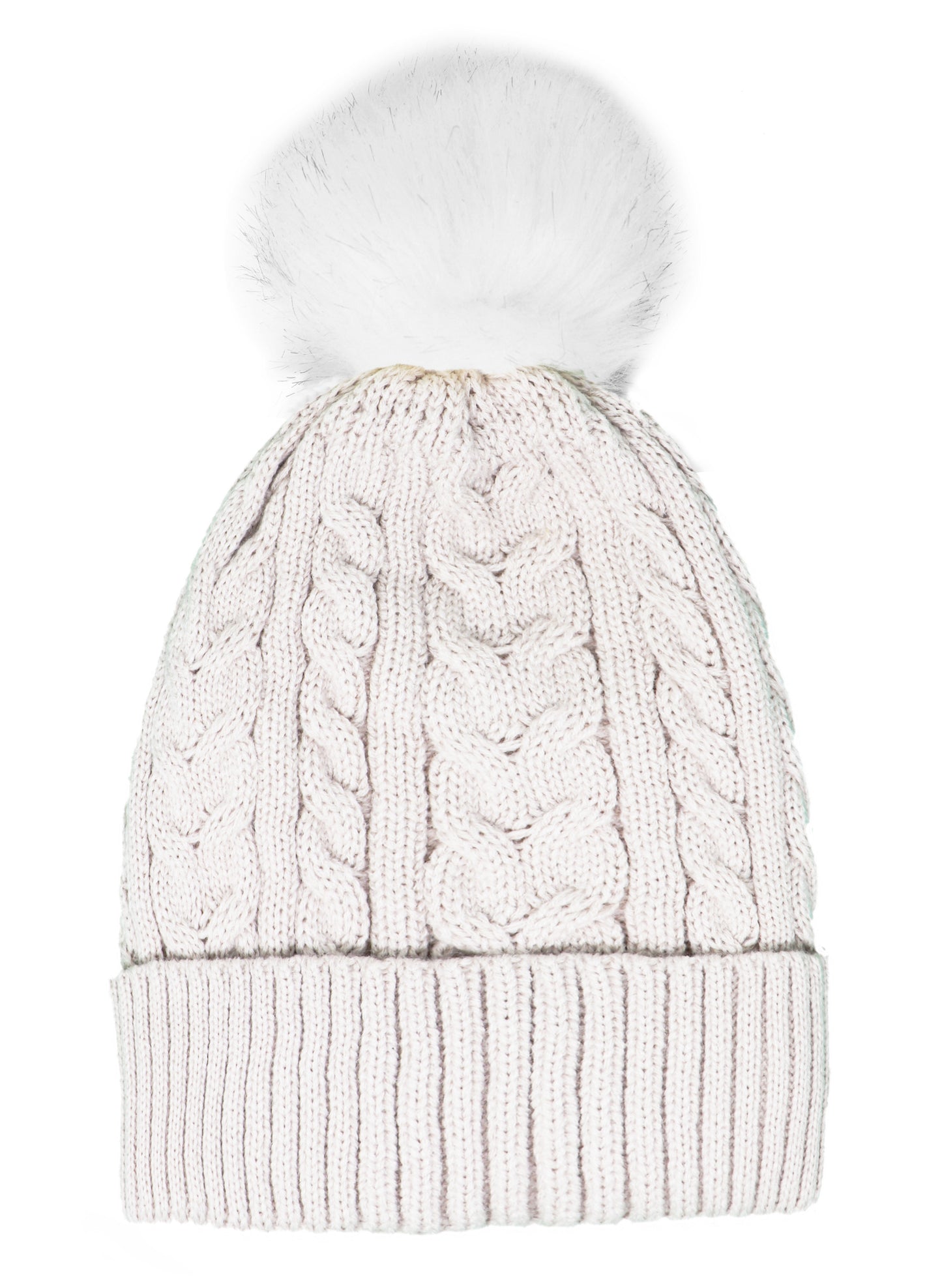 Single Pom-Pom Lined Hat