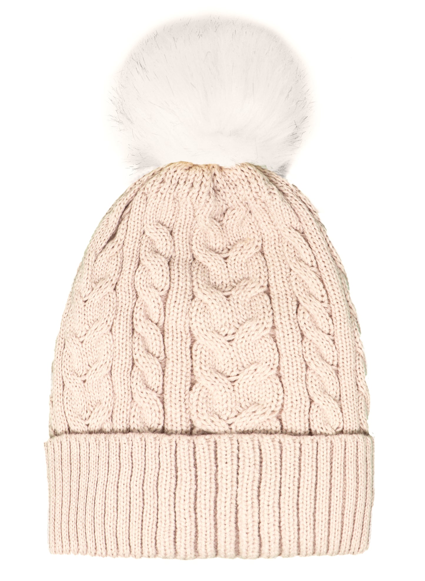 Single Pom-Pom Lined Hat