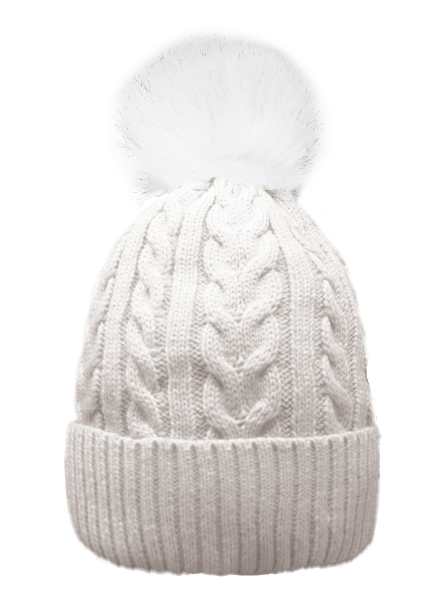 Single Pom-Pom Lined Hat