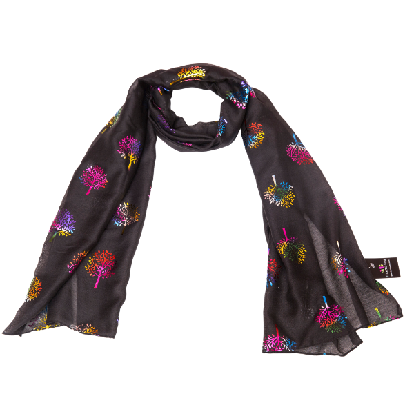 Lightweight Tree Of Life Rainbow Scarves